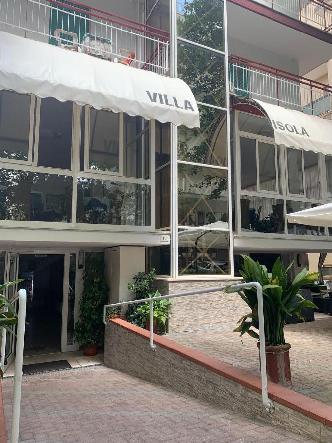 Hotel Villa Isola Римини Экстерьер фото