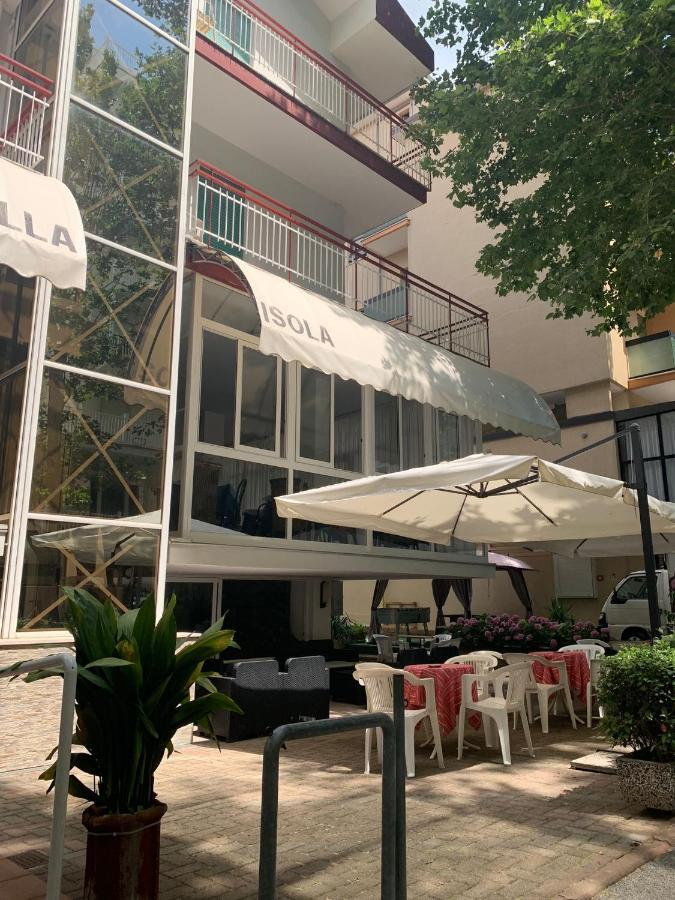 Hotel Villa Isola Римини Экстерьер фото
