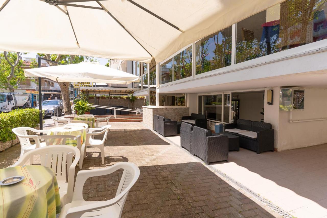 Hotel Villa Isola Римини Экстерьер фото