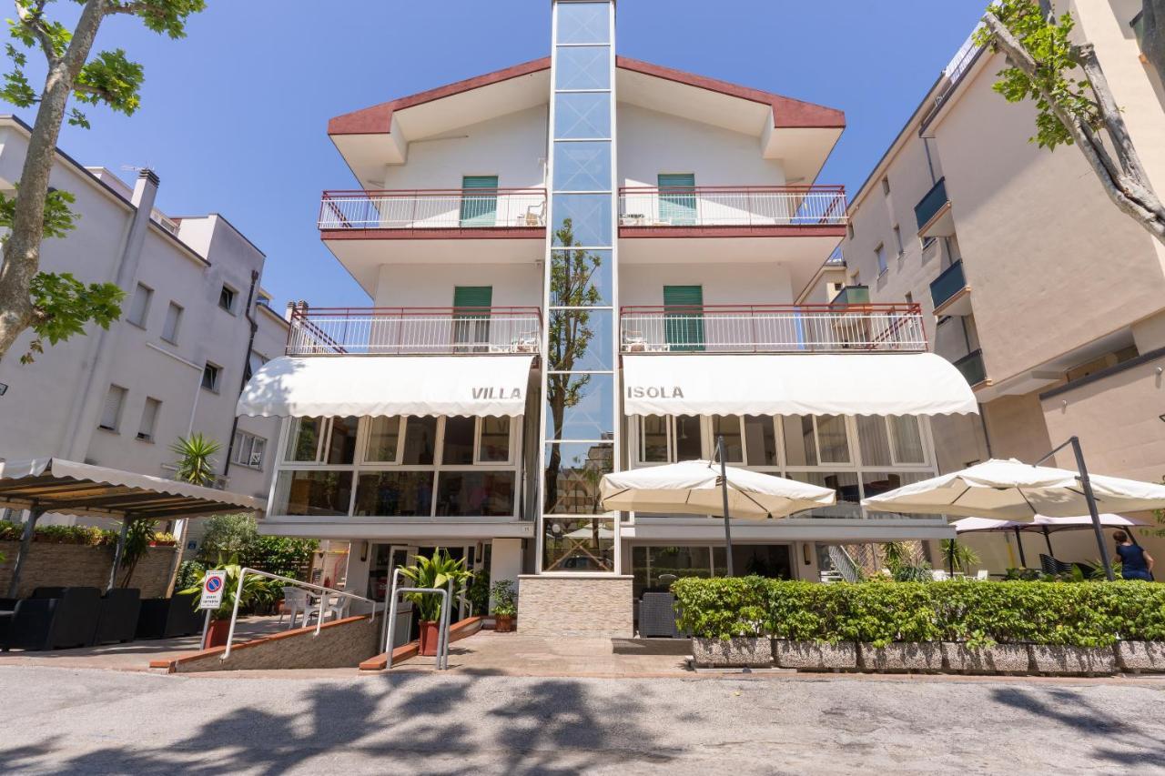 Hotel Villa Isola Римини Экстерьер фото